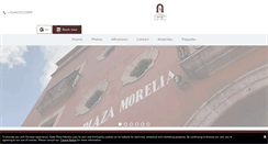 Desktop Screenshot of hotelplazamorelia.com.mx